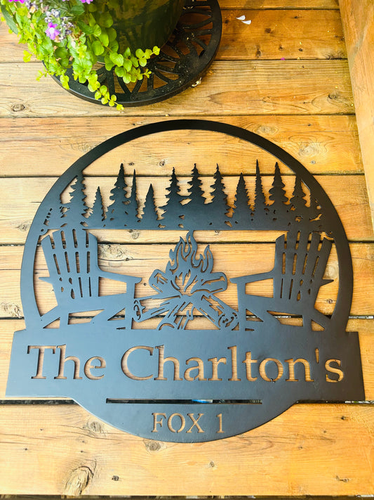 “Fireside Escape Sign”