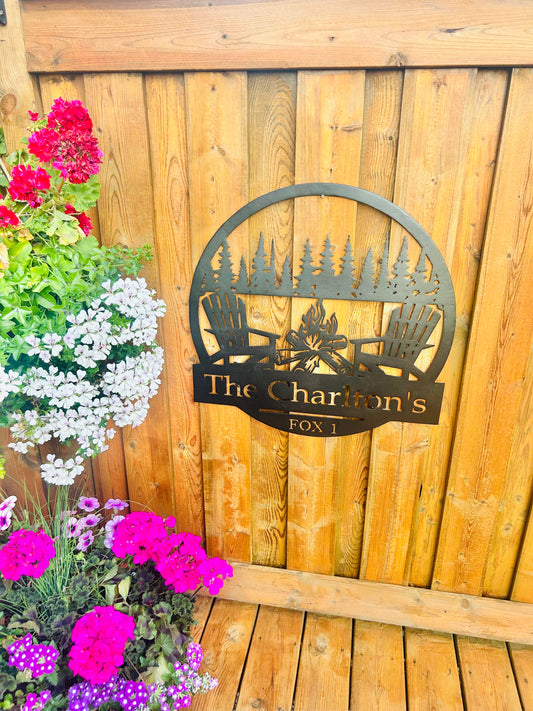 “Fireside Escape Sign”